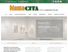 Tablet Screenshot of mamacitaarts.com